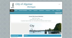 Desktop Screenshot of algonac-mi.gov